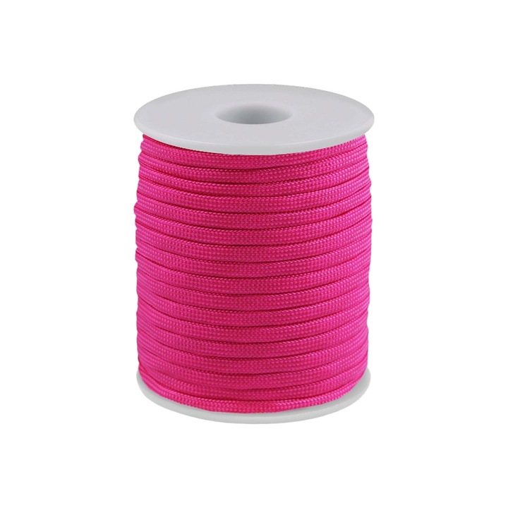Chrysalida paracord zsinór, átmérője 4 mm, 23 m, fukszia