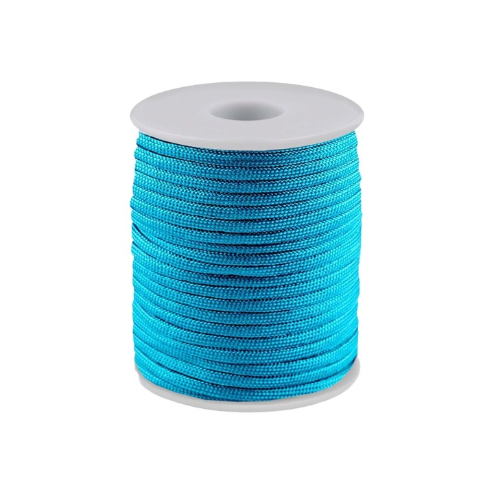 Chrysalida paracord zsinór, átmérője 4 mm, 23 m, Türkiz