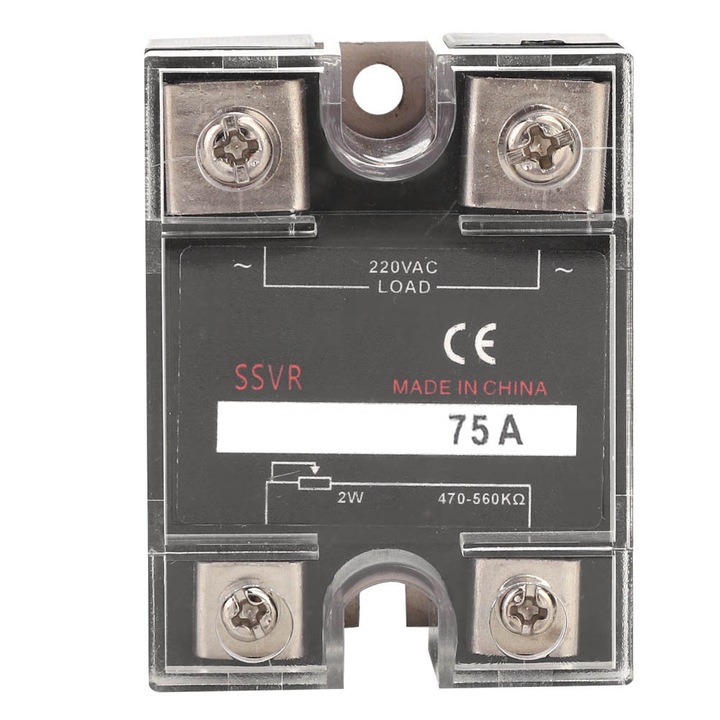 Regulator de tensiune in stare solida SSVR monofazat 470-560KΩ Sarcina 220VAC Consumabile electrice Enforose