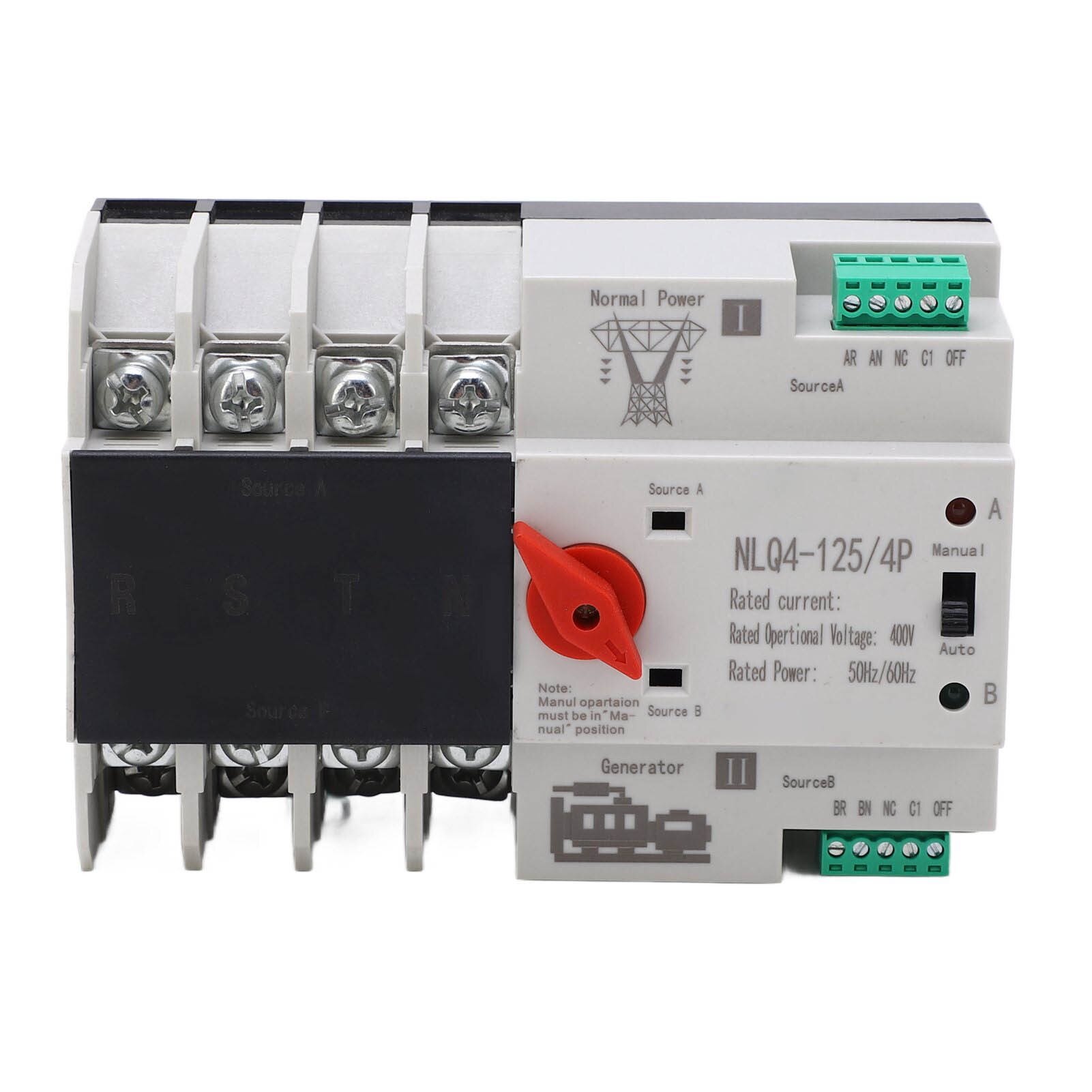 Comutator automat de transfer dual 4P, longziming, rezistent la