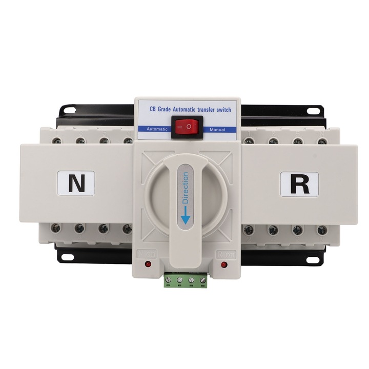 Comutator de transfer automat 4P Enforose 63A 400V, ABS, aluminiu