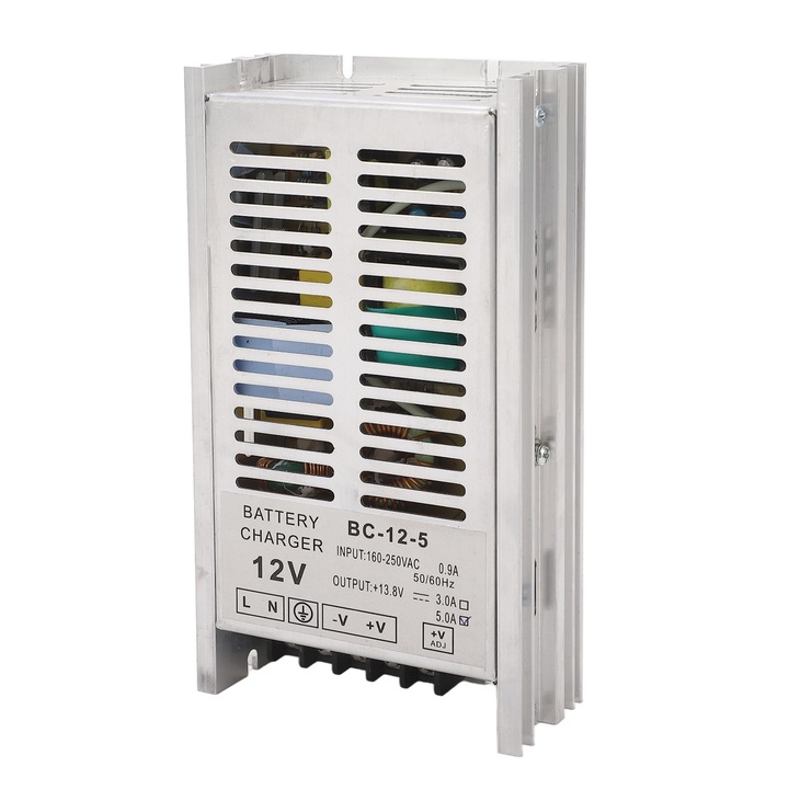 Generátor töltő 12V 5A, Mmgoqqt, AC 160-250V, automatikus lebegő töltés