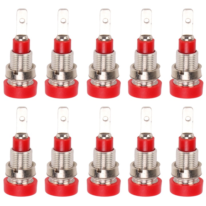 Комплект 10 призови банана Enforose, 2мм, alama, 30Vac-60Vdc, макс. 10A