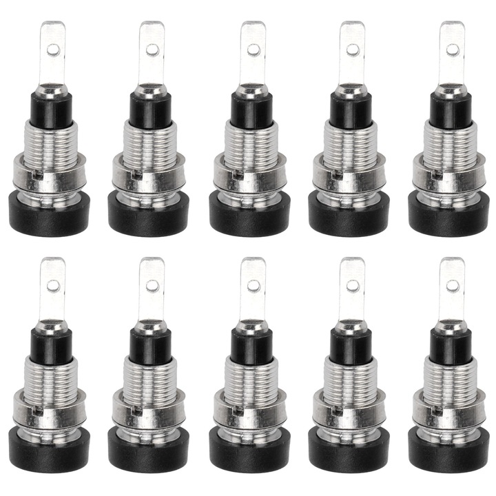 Комплект 10 призови банана Enforose, 2мм, alama, 30Vac-60Vdc, макс. 10A