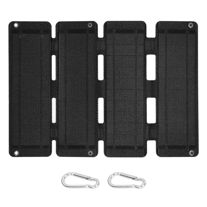 Incarcator solar pliabil Enforose, 14W, 2 porturi USB, 20.5% eficienta, dimensiuni desfacute 345x243mm, impermeabil IPX6