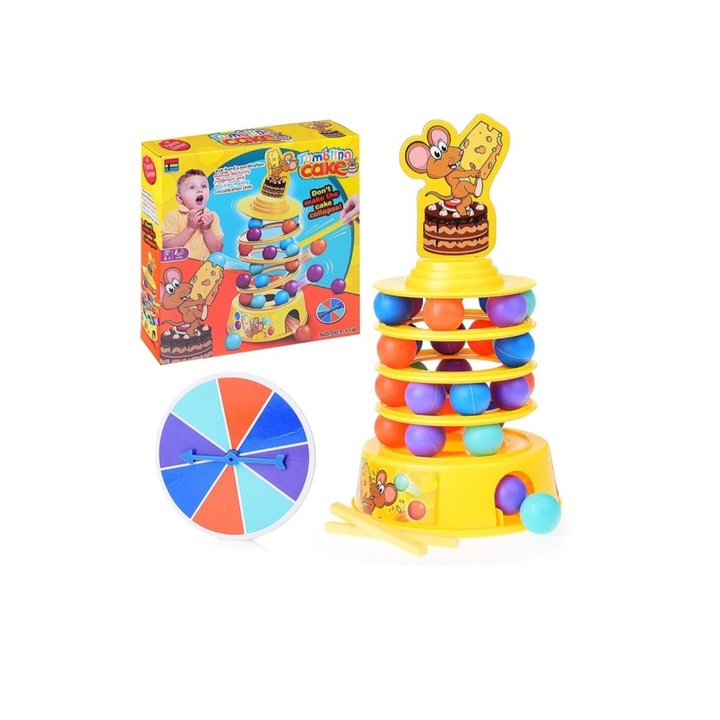 Joc de indemanare pentru copii, Tumbling cake, Plastic, PICCGROVE®