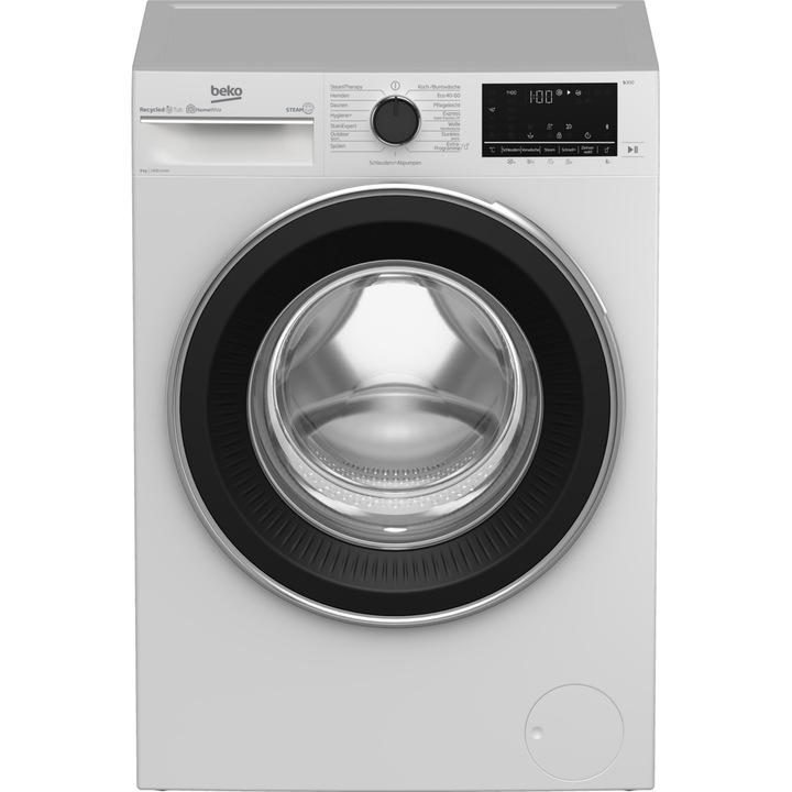 Masina de spalat rufe Beko B5WFU58415W, 8 kg, 1400 U