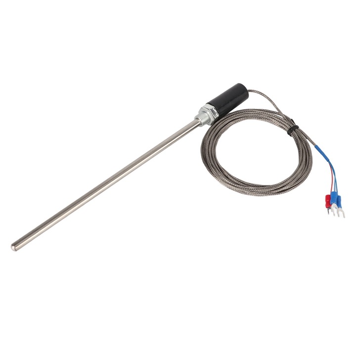 Sonda termocuplu M12, Enforose, inox, 200mm, 0-400C