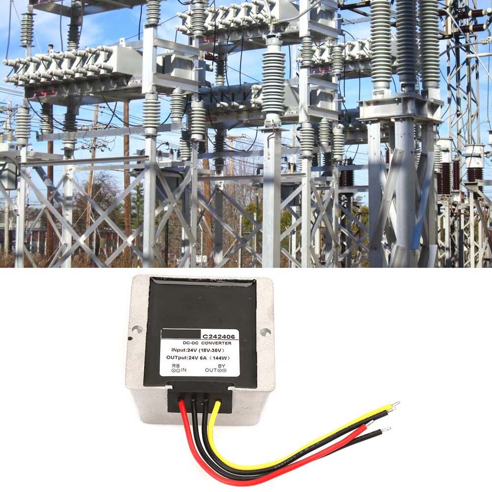 トランスファー様 Convertor automat 18-36V la 24V, longziming, 6A, pentru