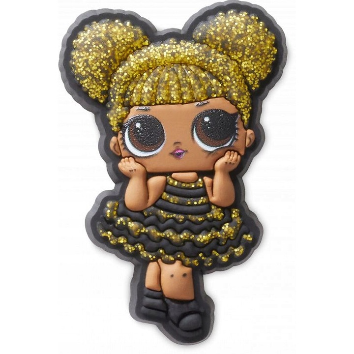 Accesoriu incaltaminte Crocs, Jibbitz Charms, LOL Surprise Queen Bee, Multicolor