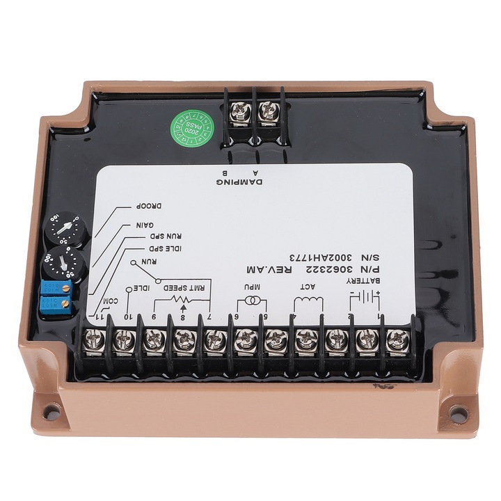 Електронен регулатор 3062322, за дизелови генератори, DC12V/24V, висока мощност, лесен монтаж