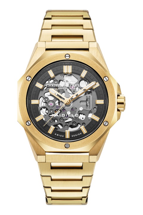 Christophe Duchamp, Kerek automata rozsdamentes acél karóra, Aranyszín