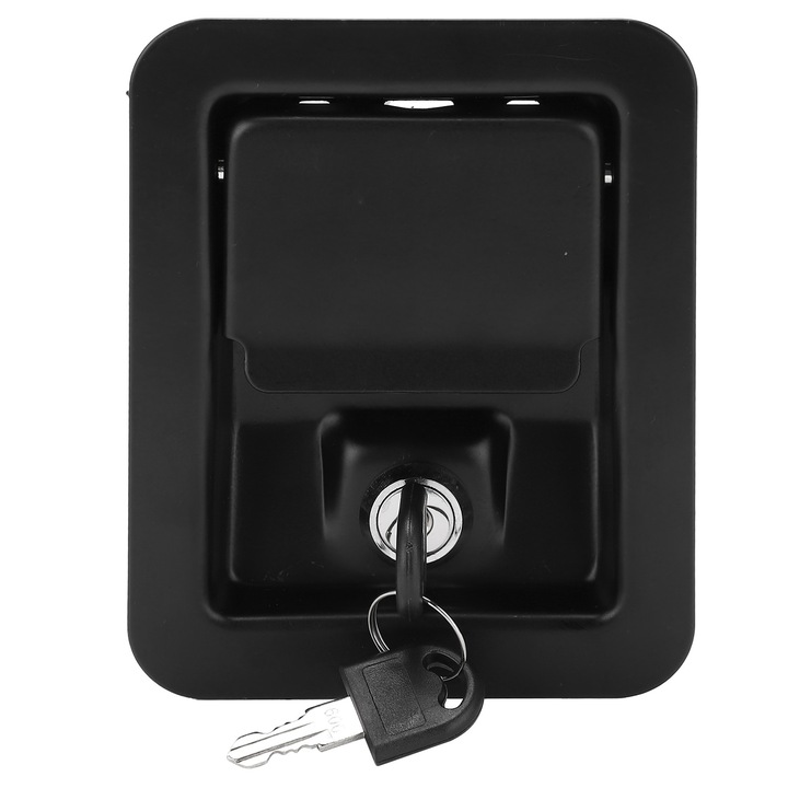 Generátor panelzár, Mmgoqqt, rozsdamentes acél, 141x109mm, kulccsal