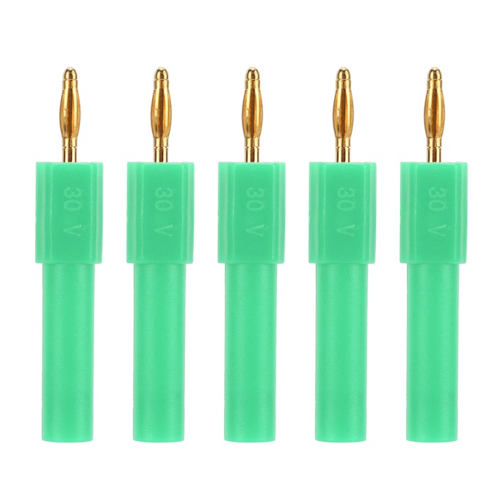 Bananadugó átalakító, jó vezetőképességű, 2 mm-es 4 mm-re, 5 db