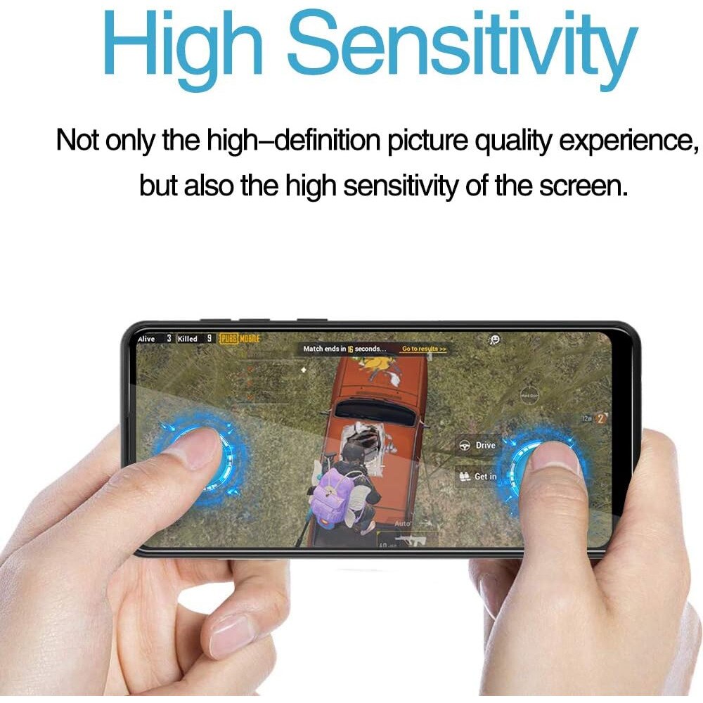 Folie Protectie Ecran Privacy, Sticla Securizata, Negru, pentru Huawei P40 Lite
