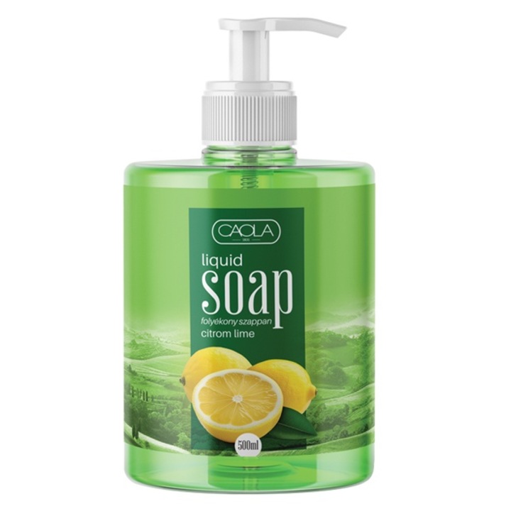 Сапун Caola с вкус на лимон и лайм, течен, 500 мл