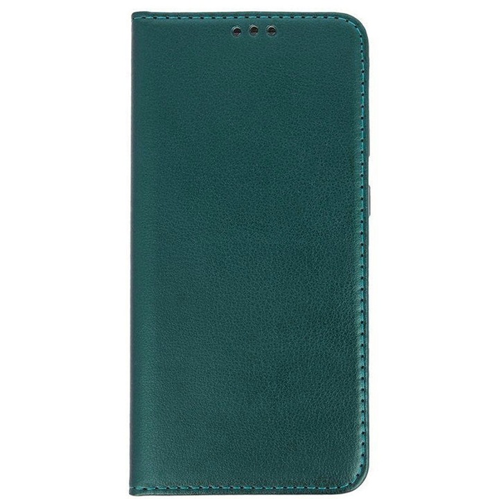 PU кожен флип калъф за Samsung Galaxy S25 Ultra, магнитно закопчаване, тип книга, държач за карта, пълна защита, зелен