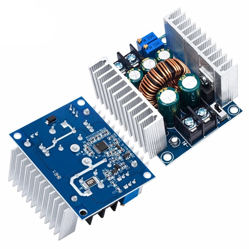 Convertor coborator de tensiune step-down de la 6-40V la 1.2-35V, 20A ...