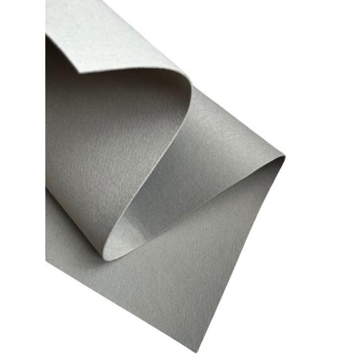 Fetru rigid 2mm 30X100cm, gri deschis