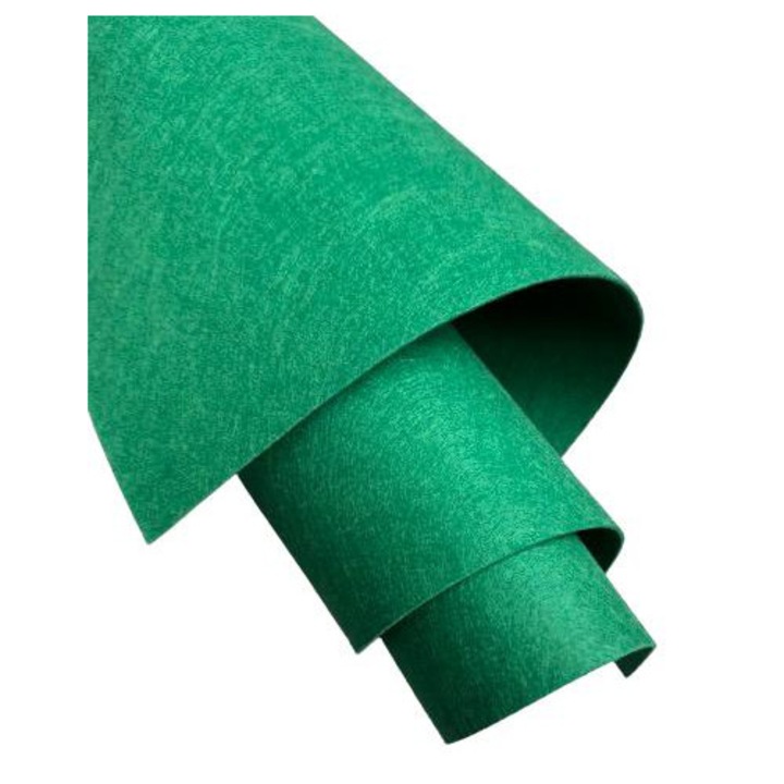 Fetru rigid 2mm 100X100cm, verde inchis