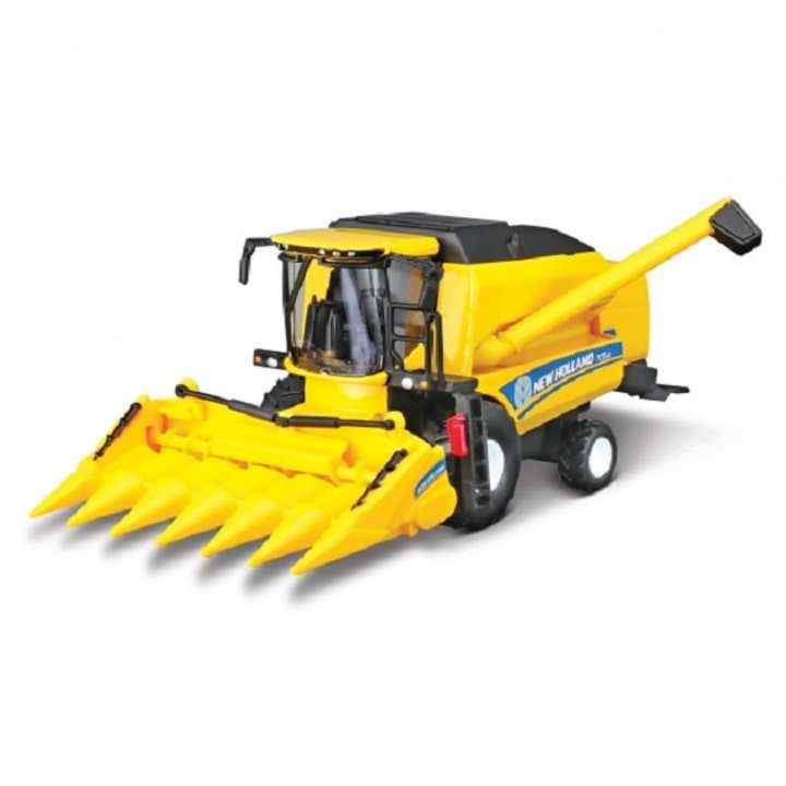 New Holland Tc5.90 kukoricakombájn modell Bburago Farm