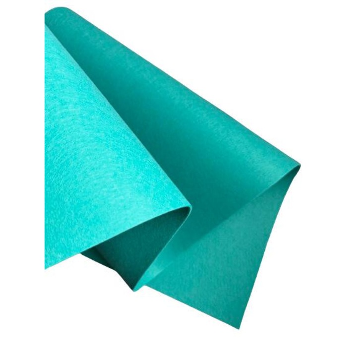 Fetru rigid 2mm 50X50cm, turcoaz