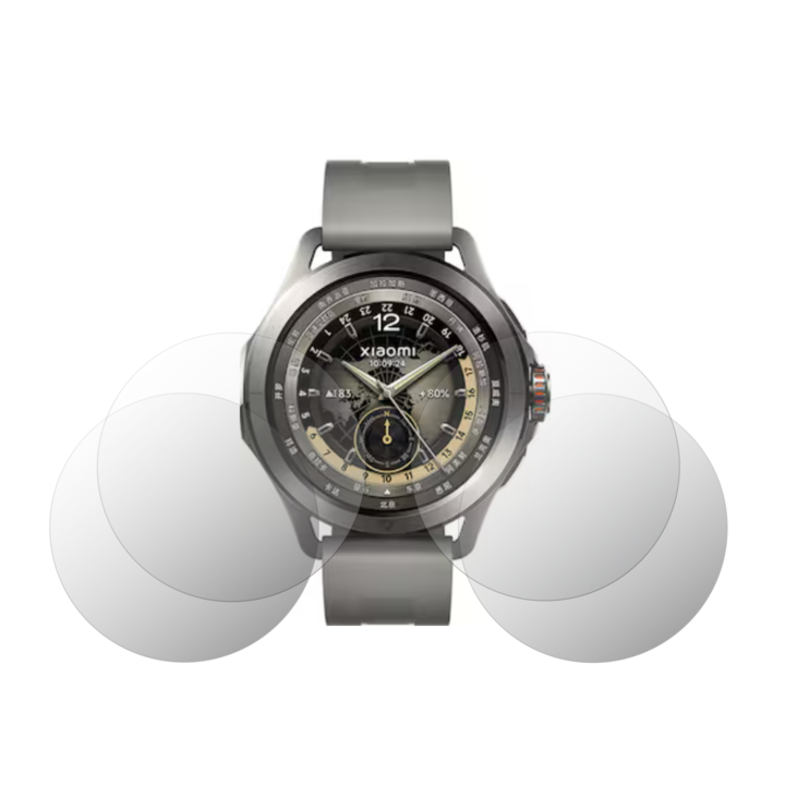 4db Folie24 képernyővédő fólia készlet, Xiaomi Watch S4 Sporthoz, 2X Ultra-Clear + 2X matt, öntapadó, rugalmas, önregenerálódással