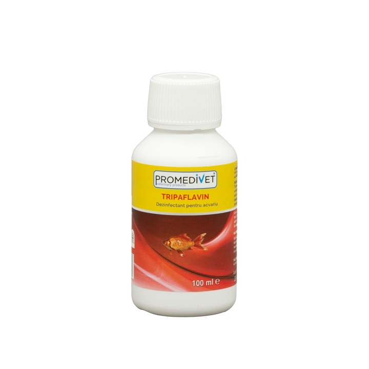Dezinfectant apa acvarii, Promedivet, Tripaflavin 100ml