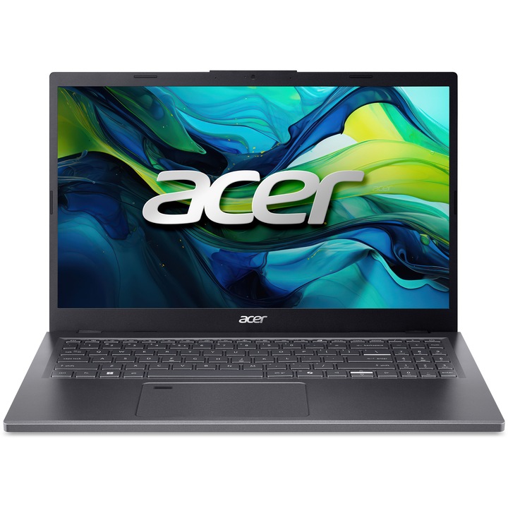 Laptop Acer Aspire 15 A15-41M-R5ZH cu procesor AMD Ryzen™ 5 8640HS pana la 4.9GHz, 15.6'', Full HD, IPS, 16GB DDR5, 512GB SSD, AMD Radeon™ 780M Graphics, No OS, Steel Gray