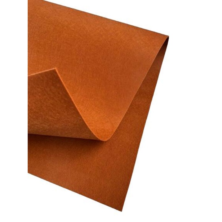 Fetru rigid 2mm 50X100cm, maro deschis