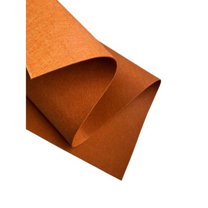 Fetru rigid 2mm 100X100cm, maro deschis
