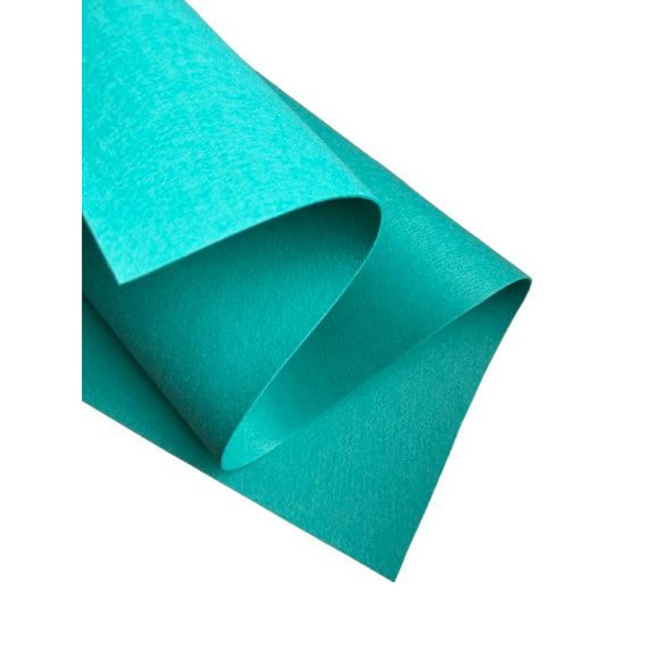 Fetru rigid 2mm 100X100cm, turcoaz