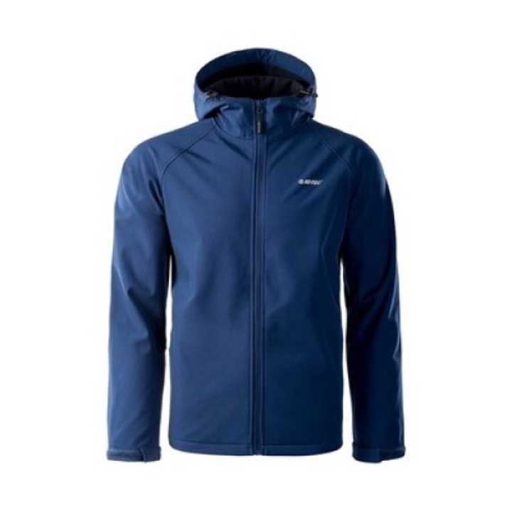 Мъжко спортно яке, Hi-Tec, полиестер, тъмносиньо, 3XL INTL