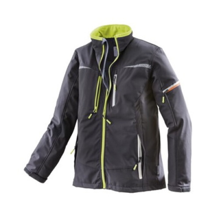 Terrax Workwear munkakabát, fényvisszaverő elemekkel, poliészter, nyári/tavaszi, L