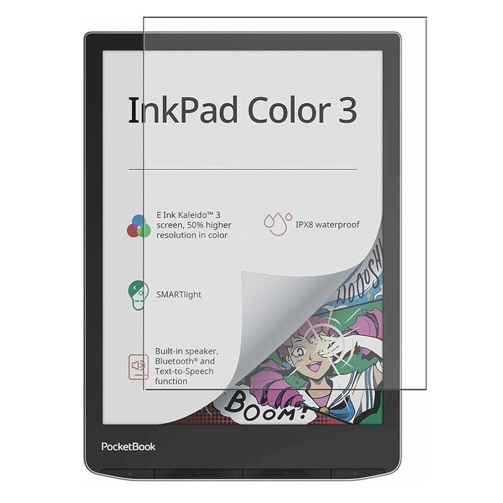 Фолио Duragon, за PocketBook InkPad Color 3, включен комплект, Silicon Premium