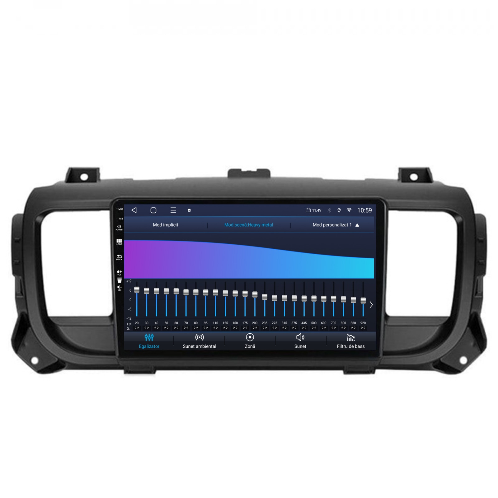 Navigatie HUB64 Toyota Proace (2016, ), 2GB RAM, Android 13, GPS
