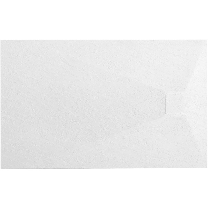 Cadita De Dus Magnum Rea, Alb, Compozit, 80X100