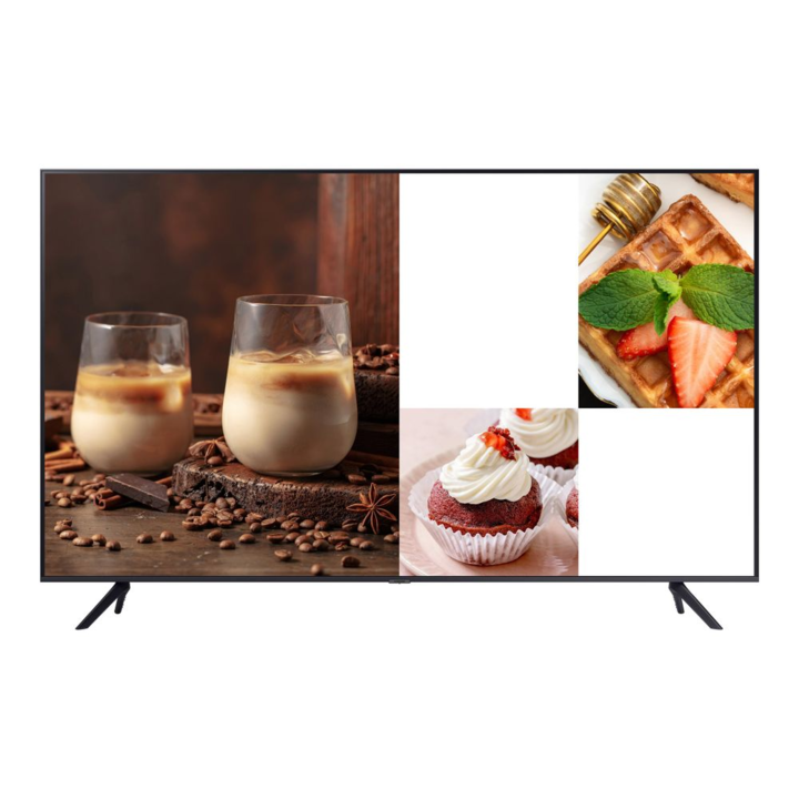 Monitor profesional Samsung, LH55BECHLGUXEN, 139,7 cm, LED, Wi-Fi, 4K, Ultra HD, Negru