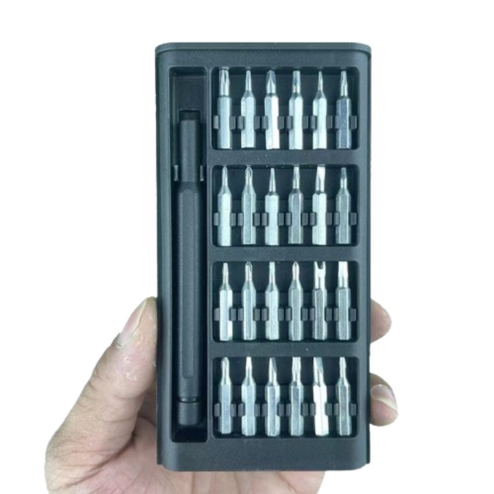 25 az 1-ben csavarhúzó készlet, mágnesdoboz, telefon szétszedéshez és PC javításhoz