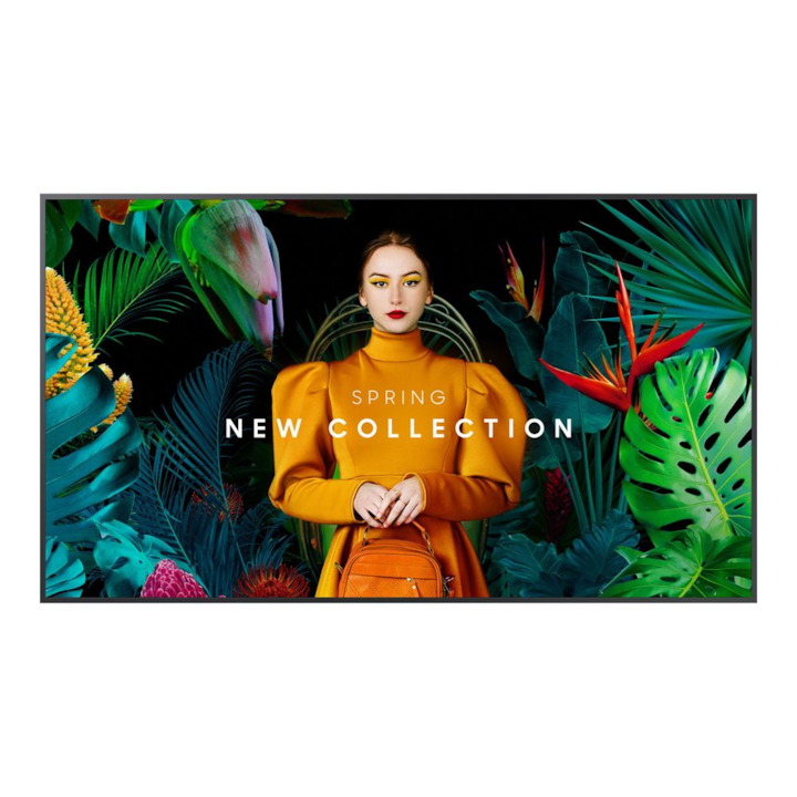 Samsung QH50C Цифров телевизор с плосък екран 127 cm (50") LED Wi-Fi 700 cd/m² 4K Ultra HD Черен Вграден процесор Tizen 24/7 (LH50QHCEBGCXEN)