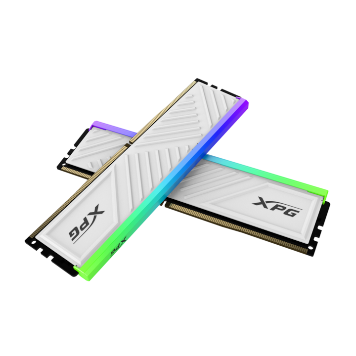 Оперативна памет, Adata 16GB / 3200 XPG Spectrix D35G RGB Бял DDR4 RAM КОМПЛЕКТ (2x8GB) (AX4U32008G16A-DTWHD35G)