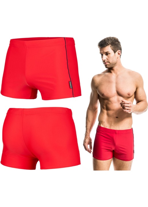 Мъжки плувни шорти, Zagano 2301, Червен