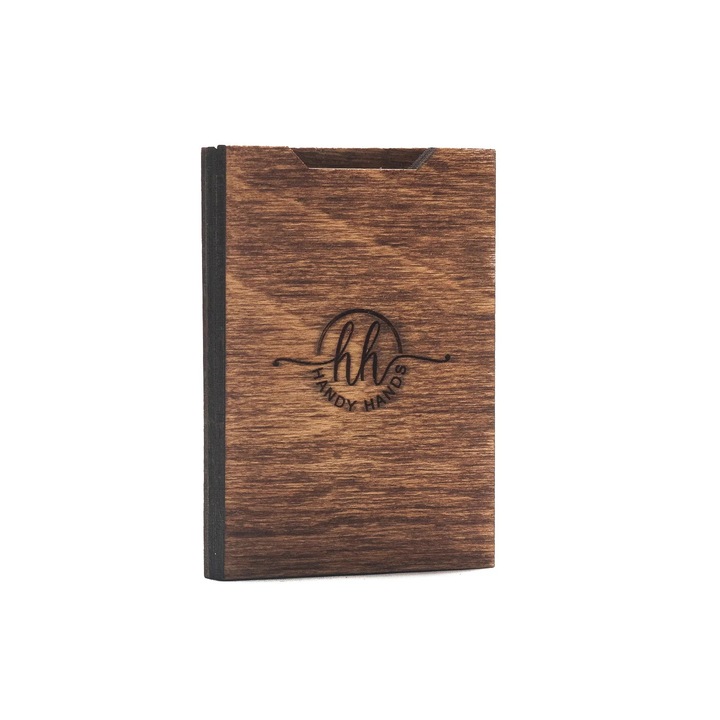 Univerzális vékony fa pénztárca HH937 7x9 cm