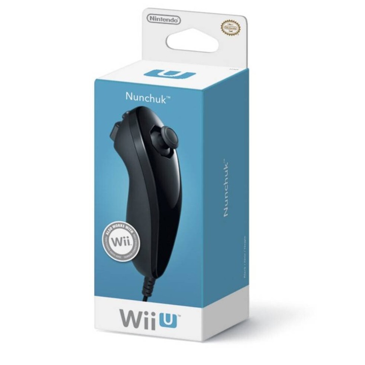Kontroller Nintendo Wii Nunchuck Black