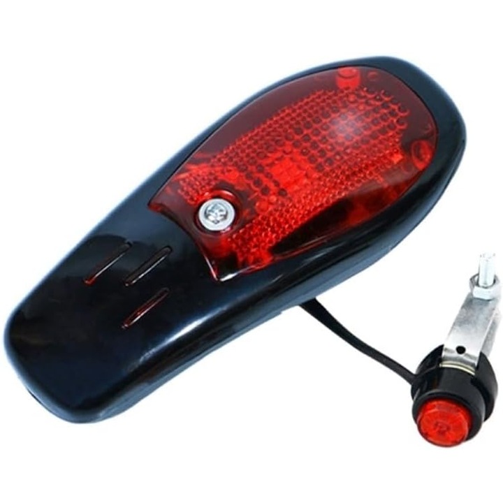 Claxon electronic bicicleta BSFD cu 1 LED, 8 melodii, AVI-94