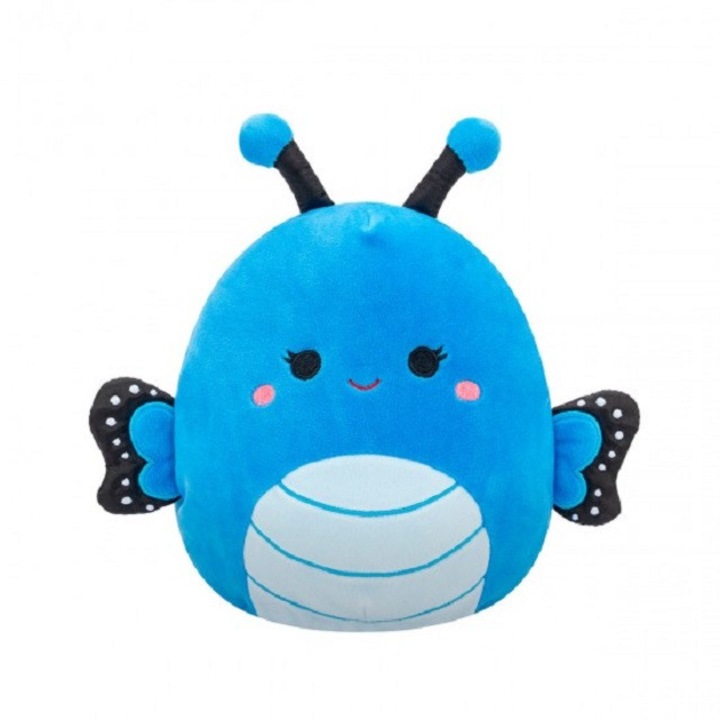 Jucarie de plus 19 cm, Waverly fluture albastru, Squishmallows