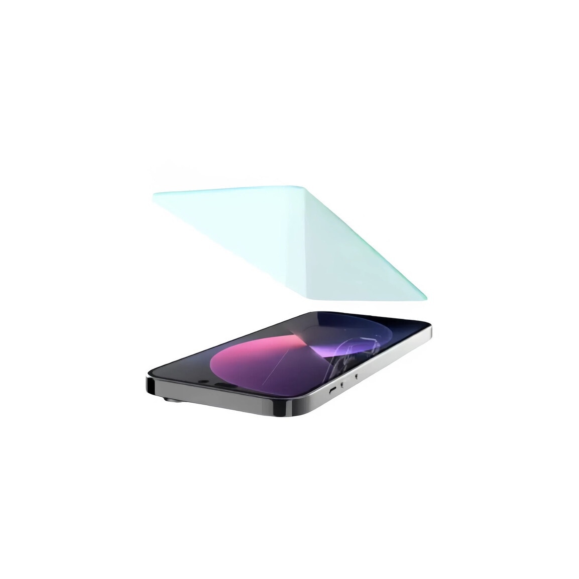 Folie de protectie privata pentru iPhone 15 Pro 6.1 inch, Eliminare automata a prafului, Montare simpla