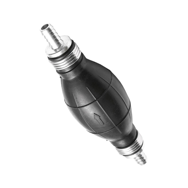 Pompa amorsare manuala cu supapa unisens Fi 10 dreapta, pentru ulei, benzina, Diesel, utilaje agricole, alimentare si transfer lichide, culoare negru