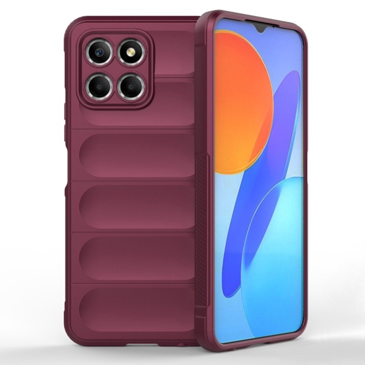 Husa pentru Honor X6/X8 5G/70 Lite, P281, Poliuretan, Bordeaux