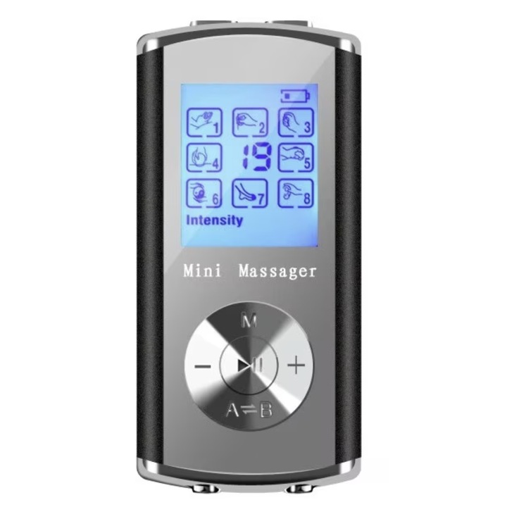 Aparat De Fizioterapie Cu Electrostimulare, Alhena® M3, Pentru Tratarea Si Restabilirea Mobilitatii Muschilor Si Articulatiilor, 6 Moduri De Masaj Pentru Membre, Recuperare Medicala, Tonifiere Musculara, Utilizare Acasa Sau Clinica